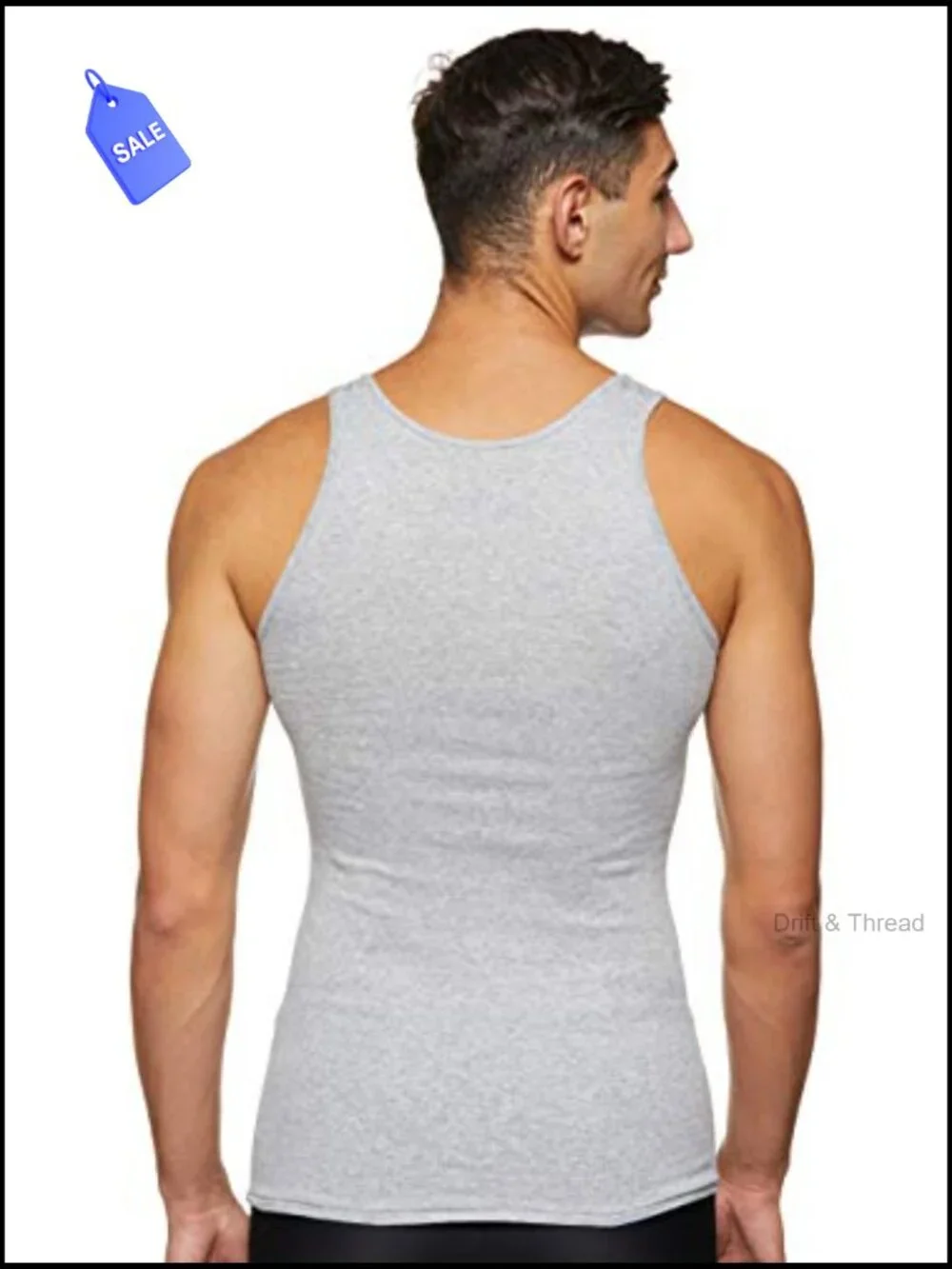 Men's Cotton Tank Undershirts 12-Pack Sleeveless